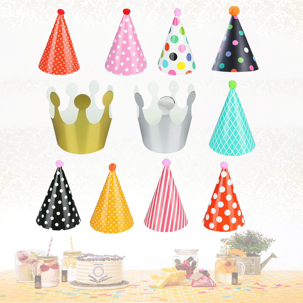 Party Hat Cone - 11 Chapéus de Cone para Festa