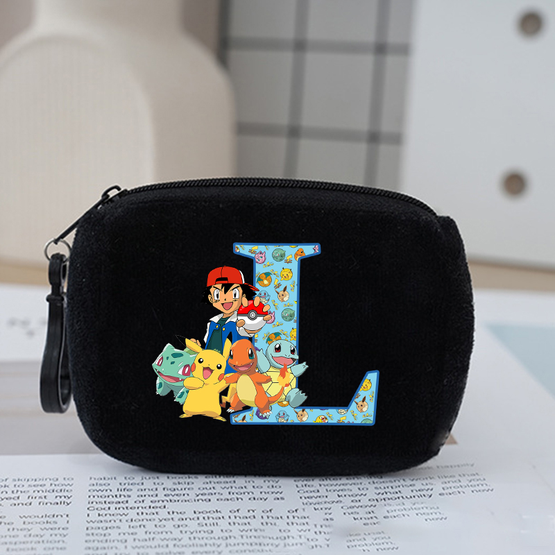 Event Z - Anime pikachu carta A-Z crianças bolsa