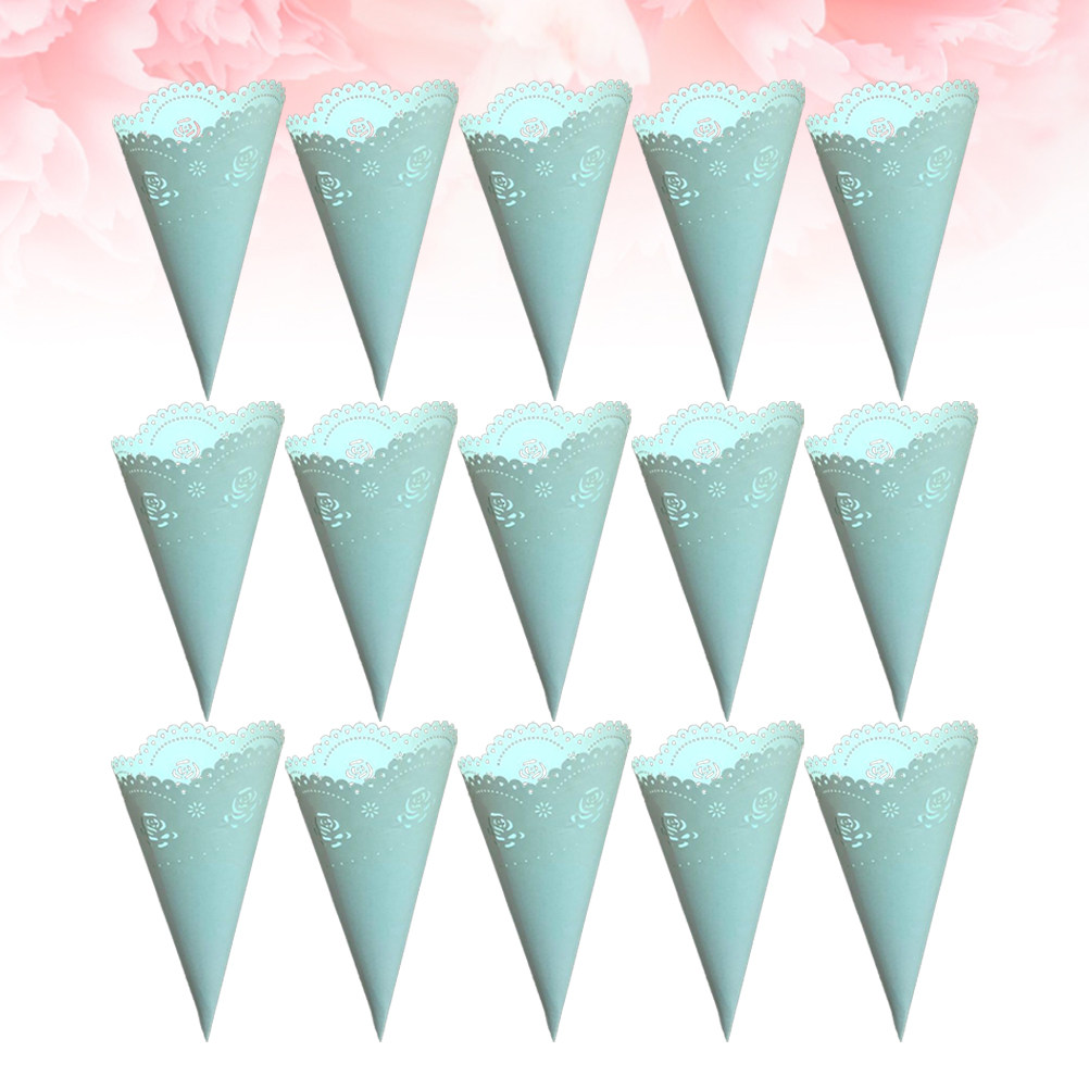Papercraft Supply Confetti - 20 Peças de Cones de Papel