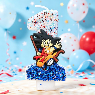Event Z - Velas de Aniversário Temáticas Dragon Ball