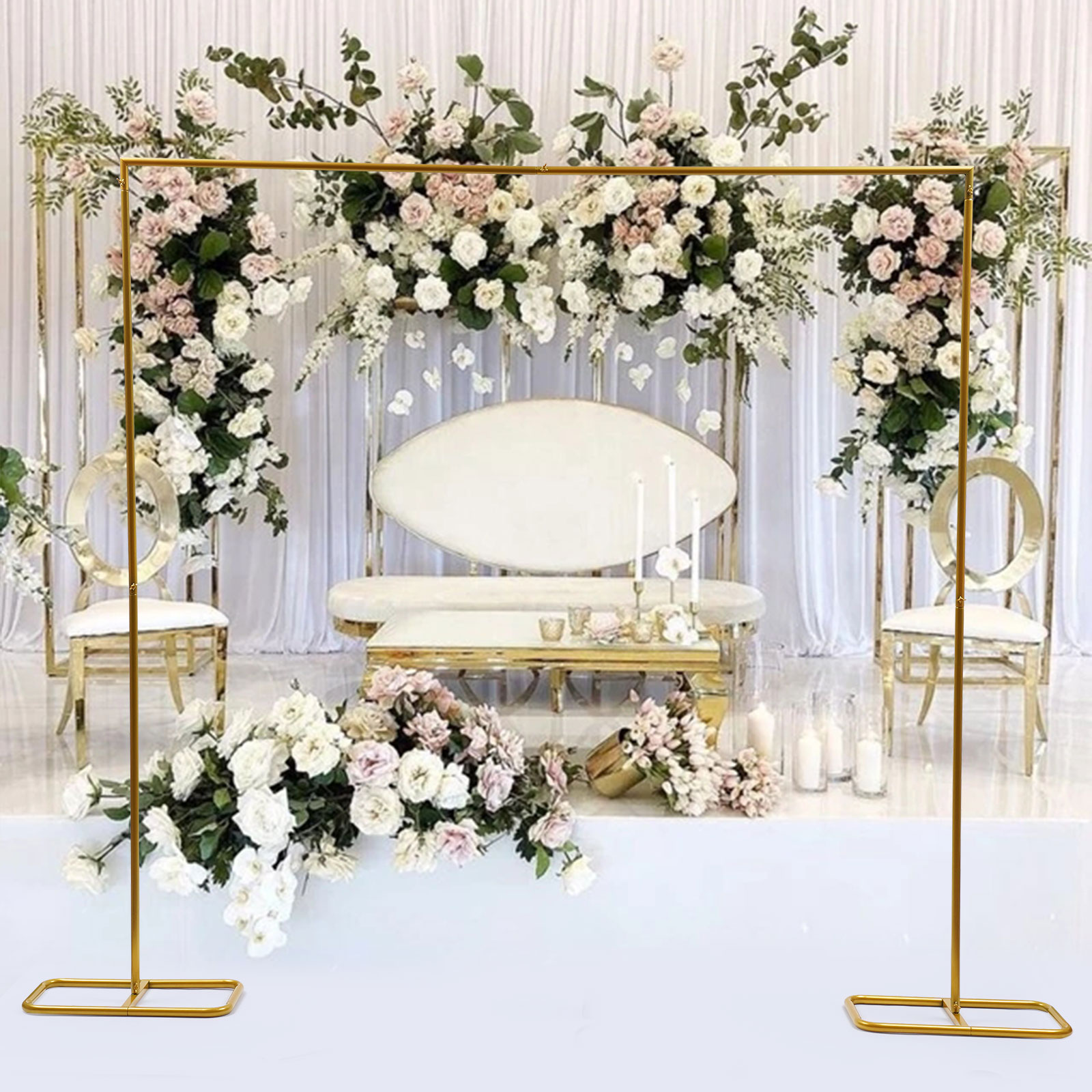 2.1x2m / 79x83 polegada ouro a - Balloon Arch Kit avaliação e preço