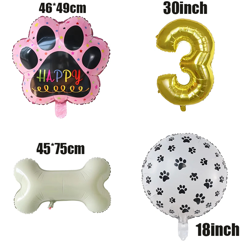 Balões Dourados WOOF, Suprimen - Let'S Party Event Supply avaliação e preço