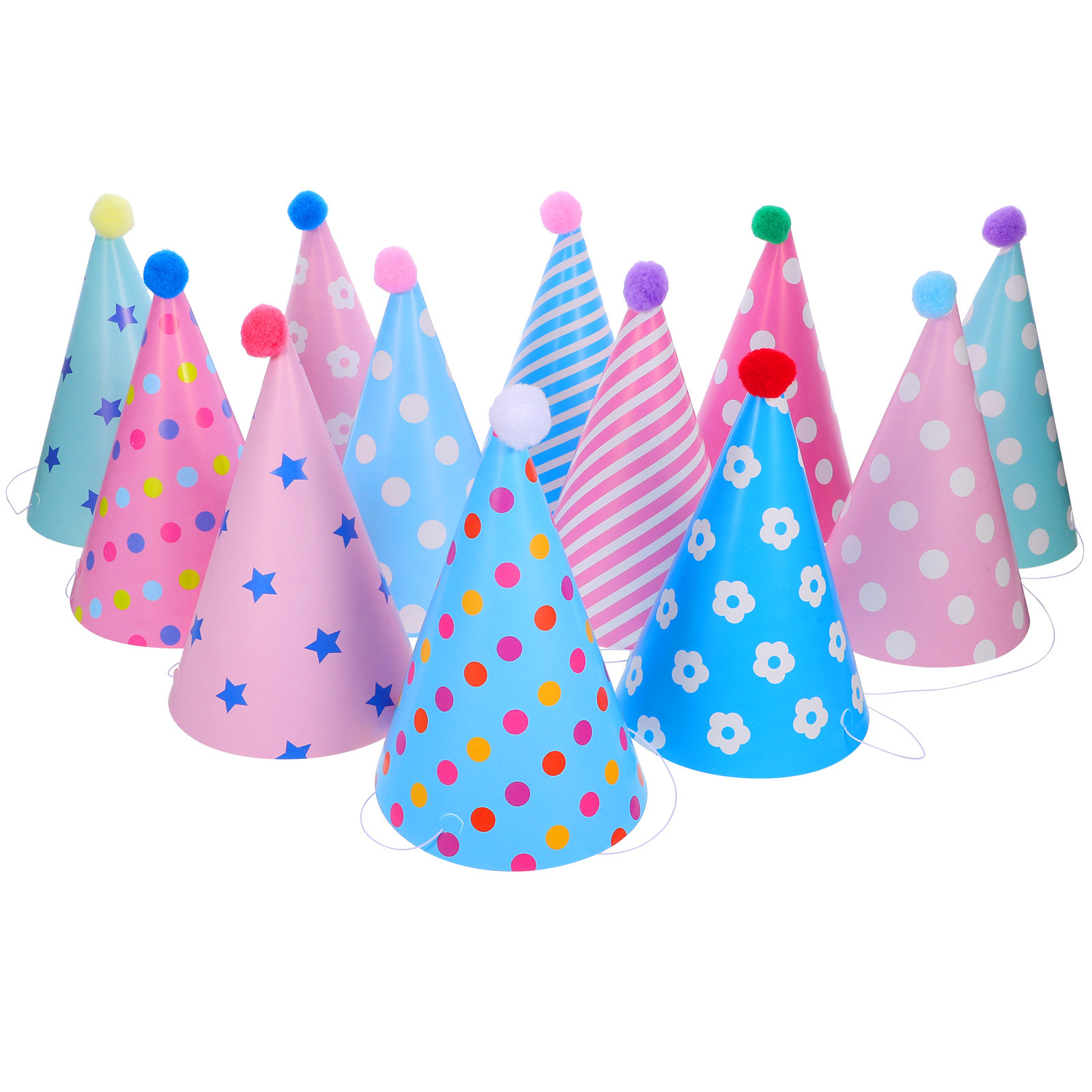 12 Chapéus de Aniversário em C - Party Hat Cone avaliação e preço