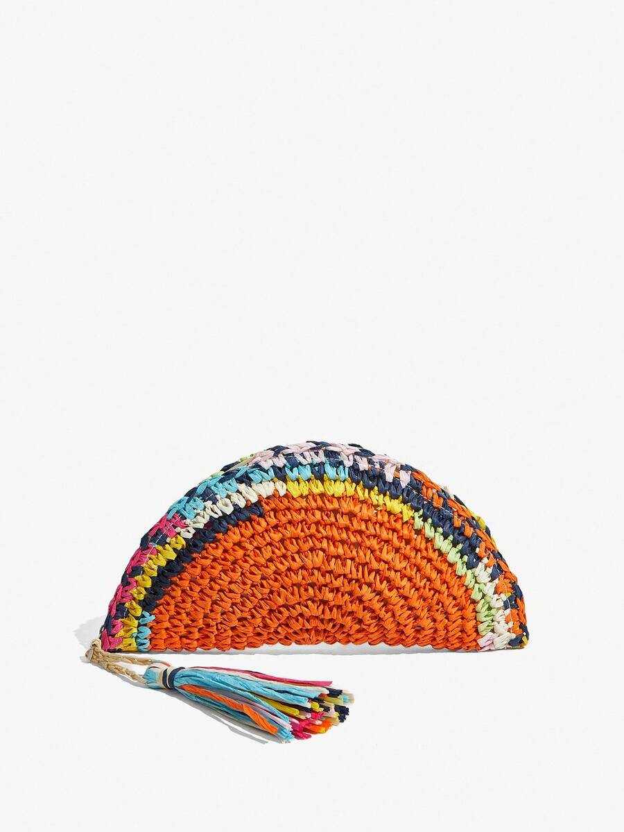 Bolsas de Mão Femininas, Bolsa - Paper Straw Color avaliação e preço