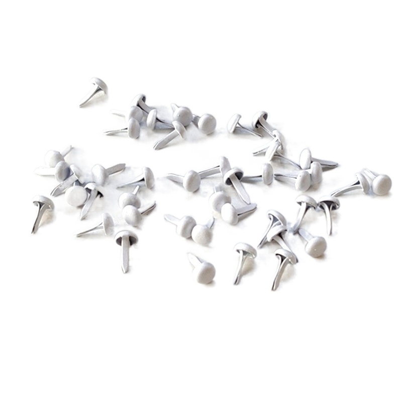 White Metal Brads para Scrapbo - Papercraft Supply Invitation avaliação e preço