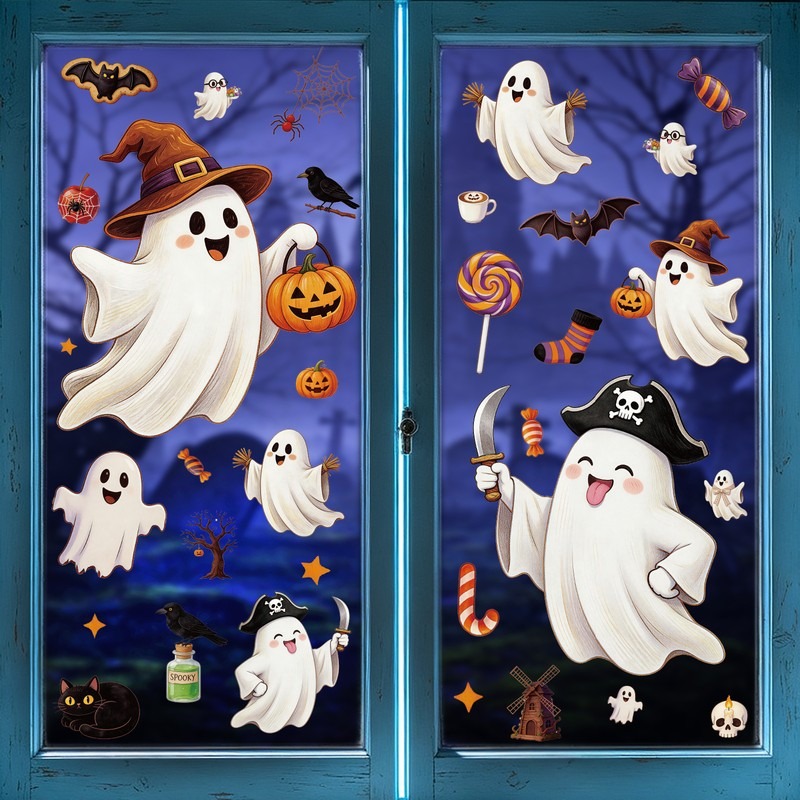 Adesivos Estáticos de Hallowee - Party Event Supply Store avaliação e preço