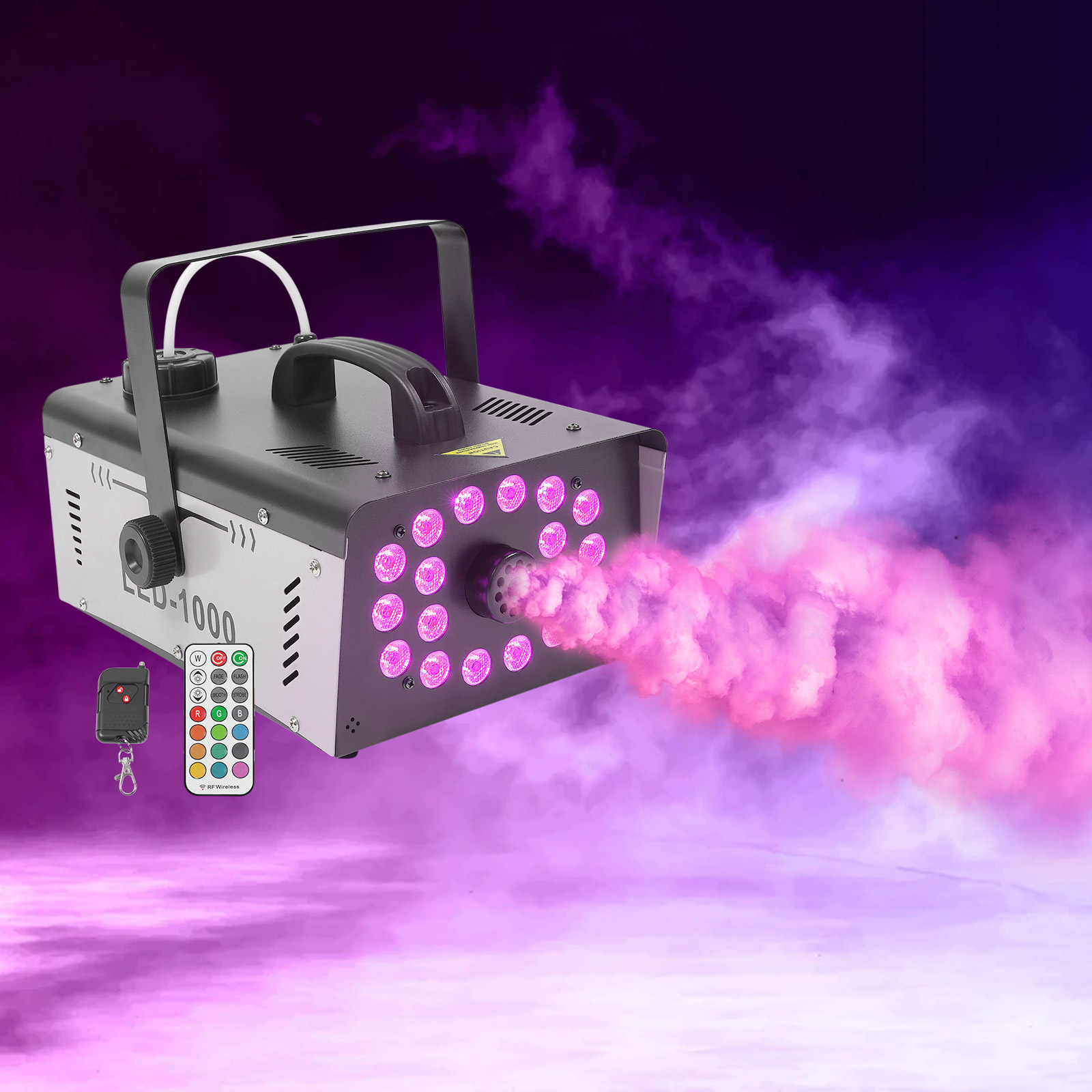 Máquina de Fumaça 1000W com 18 - Event Party Dj avaliação e preço