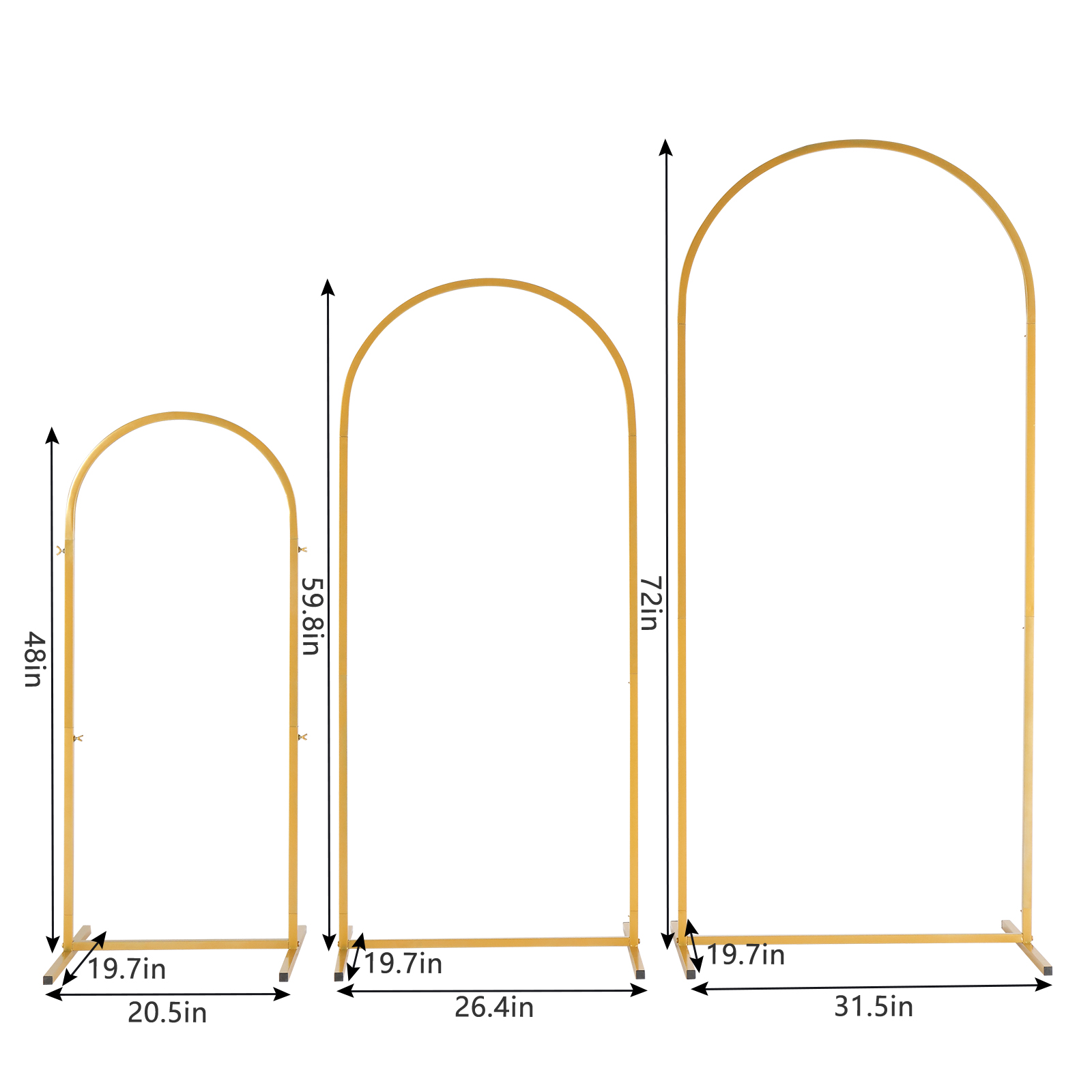 Kit de Arcos Metálicos Dourado - Balloon Arch Kit avaliação e preço