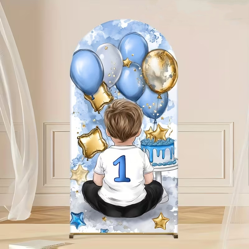 Capa de Fundo com Padrão de Me - Dessert Table Backdrop avaliação e preço