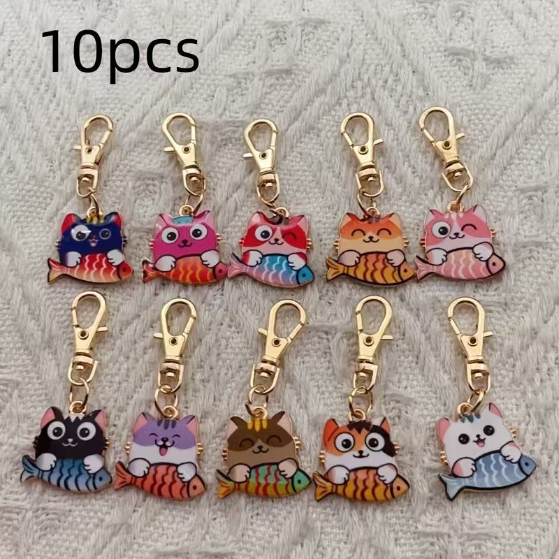 10 peças de chaveiro de liga m - Party Favor Bag avaliação e preço
